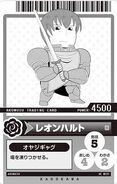 Leonhart's Aku Musu card promoting its first volume