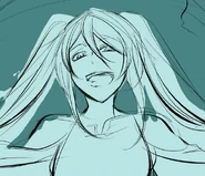 Discarded illustration concept for the novel by Ichika