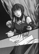 Nemesis holding a Black Box in the story