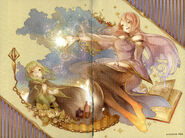 Gumillia và Elluka trong Fanbook