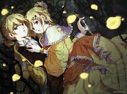 Allen and Riliane as depicted in the Fanbook