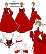 Original Evil Food Eater Conchita concept art from Ichika's blog