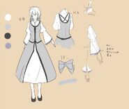 Original The Daughter of White concept art from Ichika's Twitter