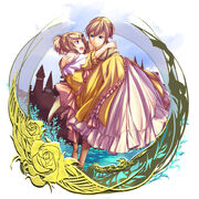 Ilustración de Riliane y Allen creada por Ichika