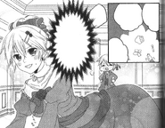 Riliane cải trang thành Allen trong manga