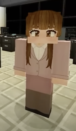 White CottageCore Long Hair with Bangs - Roblox