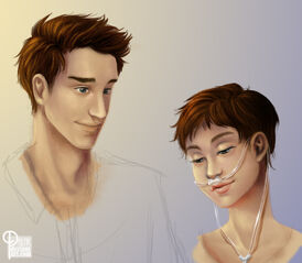 hazel and augustus fan art