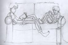 Reading together by meides cross-d5jnk5m