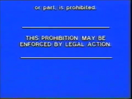 Carlton Home Entertainment Warning Screen (1992) (S3)
