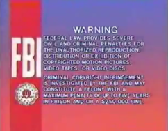 fbi movie copyright notice