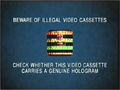 Pathe Illegal Video Cassettes (2000) Hologram Prototype