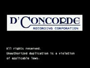 D'Concorde Recording Corporation (Warning 2)