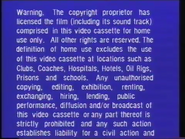 Warner Home Video Warning Screen (1980) (S2)