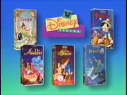 Walt Disney Home Video Latin American Piracy Warning (1995) VHS covers