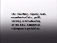 BBC Video Warning (1988) (WHSmith Variant) (Opening)