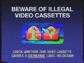 Columbia TriStar Home Video Piracy Warning (1994) Hologram