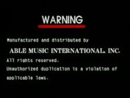 Able Music International, Inc. (Warning 1)