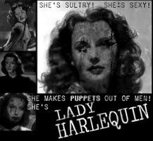 Horma Studios poster for "Lady Harlequin"