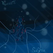 The Excavate album cover. Drawn by Cadet.