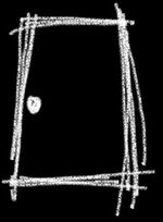 A drawing of a Door from Channel Fear.