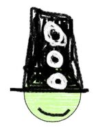 A Crayon drawing by the pupil, Sarah (actually drawn by PyroGothNerd)