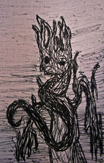 The Bleeding Tree in a more humanoid body. Drawn by Nanepul.