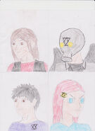 Character mugshot 1: Daniel, The Archangel, Terance, Ciel