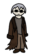 The Blind Man, as he appears in the RPG