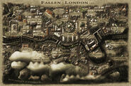 A map of Fallen London