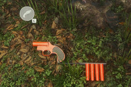 The Flare Gun on the ground