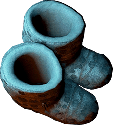 rabbit skin boots
