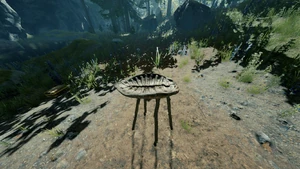 A water collector from the side