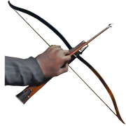 Player attaching a bolt to the crossbow