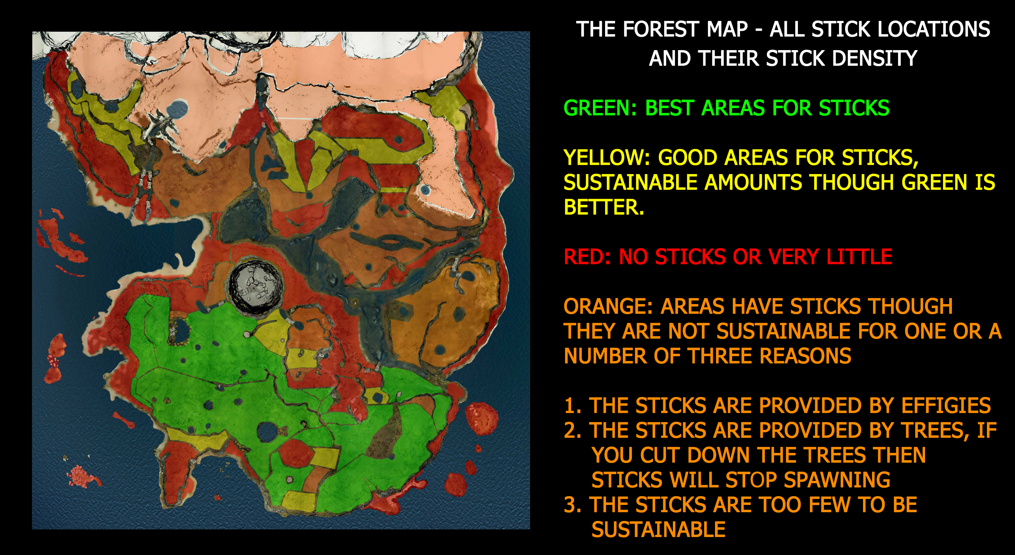 Интерактивная карта the forest