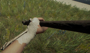 The Upgraded Spear held by the player.