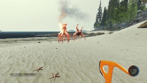 Two hostile Virginias spawned on the surface.