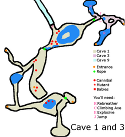 Cave 1 Dead Cave Official The Forest Wiki - cannibal roblox id code