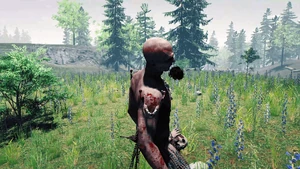 Cannibal dies instantly from a flintlock pistol shot to the head