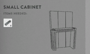 Small Cabinet as it appeared in the Survival Guide