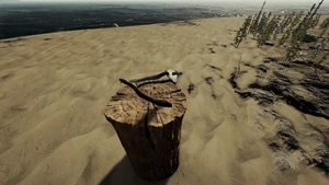 Slingshot on the ground weapon holder