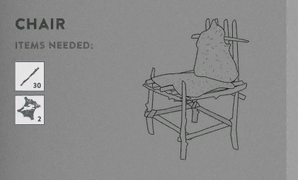 Chair as it appeared in the Survival Guide