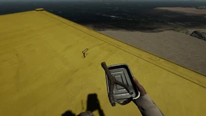 Slingshot on the metal tin tray