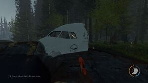 The old cockpit's exterior at the old location