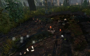 Several sleeping bags and useful loot.