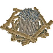 Arrow basket filled with arrows