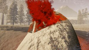 Smoking flare