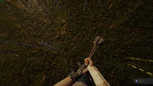 The Repair Tool being held