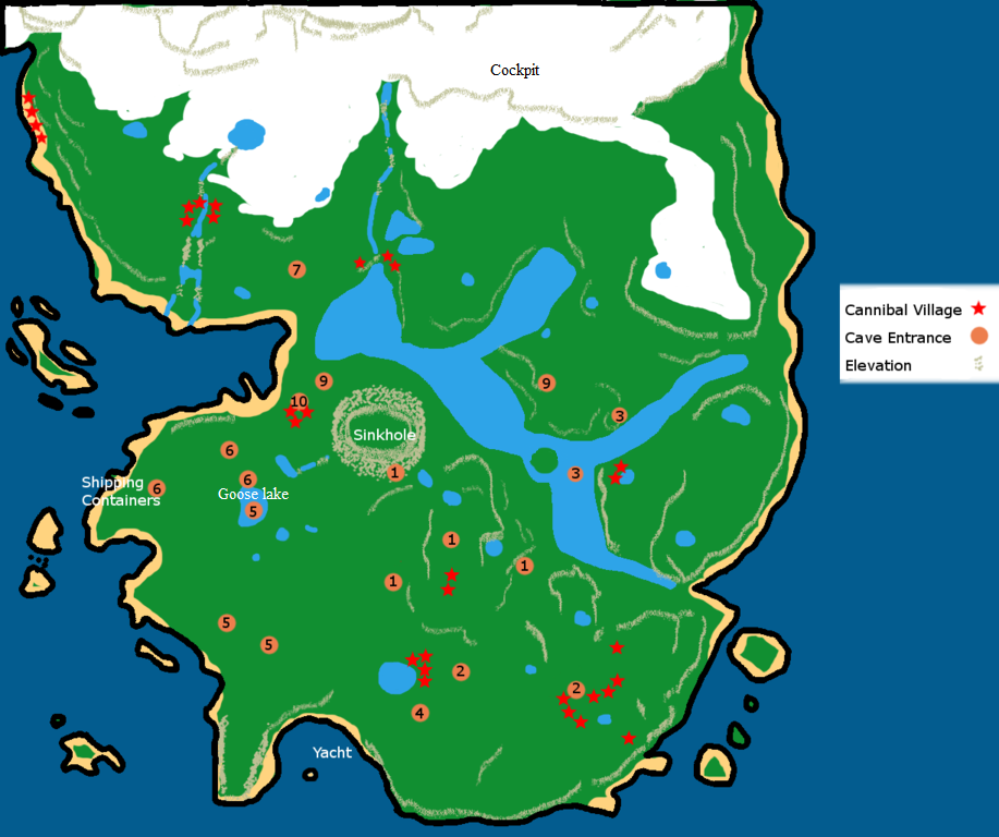 Sons of the Forest: Interaktive Map mit allen Fundorten und Locations