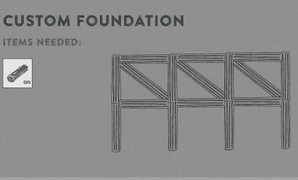 Custom Foundation as it appeared in the Survival Guide