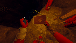 Player holding the Obelisk Photo in v0.54